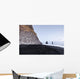 The black sand beach of Reynisfjara and the mount Reynisfjall fr Wall Mural
