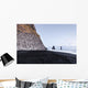 The black sand beach of Reynisfjara and the mount Reynisfjall fr Wall Mural