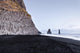 The black sand beach of Reynisfjara and the mount Reynisfjall fr Wall Mural