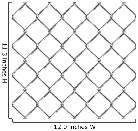 Metallic Fence Seamless Texture Wall Decal