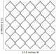 Metallic Fence Seamless Texture Wall Decal