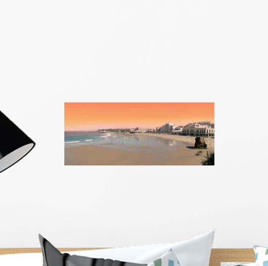 Biarritz Beach Wall Decal