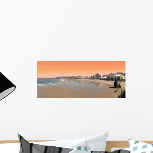 Biarritz Beach Wall Decal
