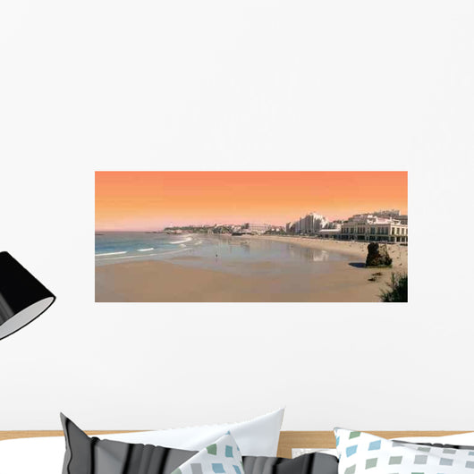 Biarritz Beach Wall Decal