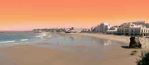 Biarritz Beach Wall Decal
