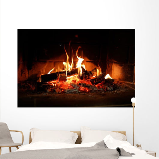 Fire Place Wall Decal