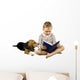 Boy and Dog Read Wall Decal