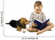 Boy and Dog Read Wall Decal