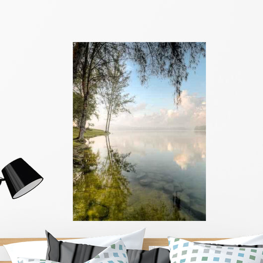 Morning Cloudscape Reflected Still Wall Decal