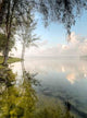 Morning Cloudscape Reflected Still Wall Decal