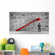 Business Mann Bei Strategie Wall Decal