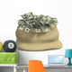 Bag Filled Dollars Wall Decal