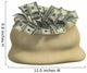Bag Filled Dollars Wall Decal