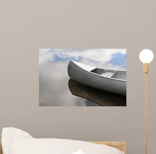 Canoe and Clouds Wall Decal