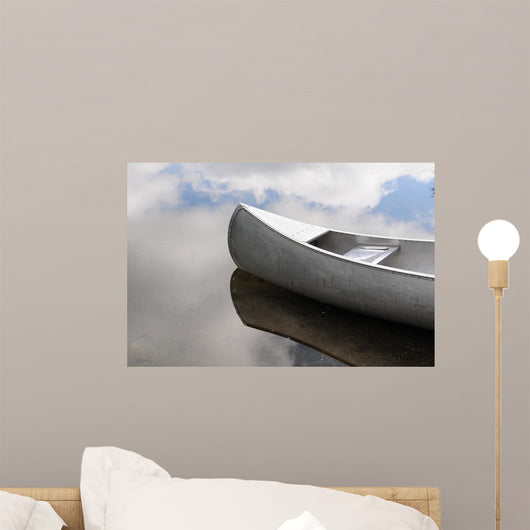 Canoe and Clouds Wall Decal