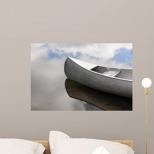 Canoe and Clouds Wall Decal