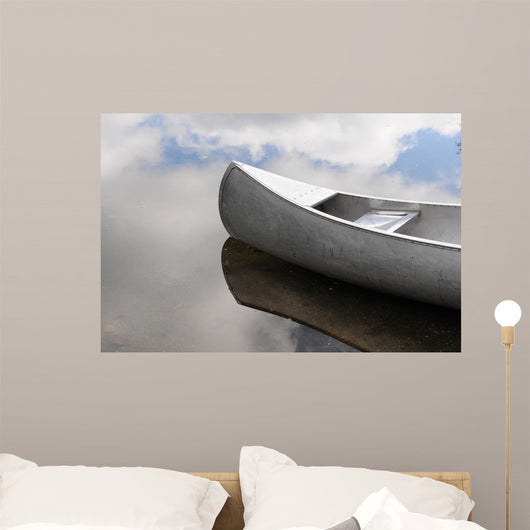 Canoe and Clouds Wall Decal