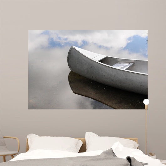 Canoe and Clouds Wall Decal