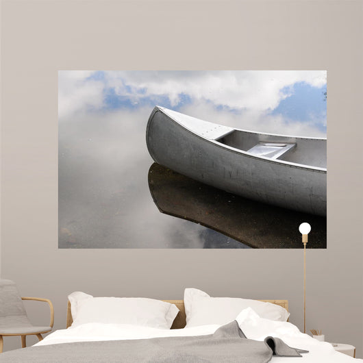 Canoe and Clouds Wall Decal