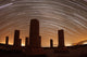 Star Trails above Private Wall Decal