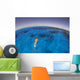 Snorkeler Exploring Lagoon Bora Wall Decal