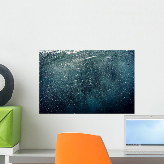 Bubbles Rising from Deep Wall Decal