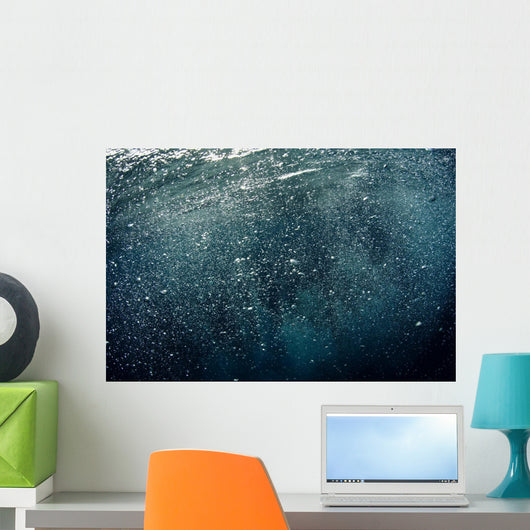 Bubbles Rising from Deep Wall Decal