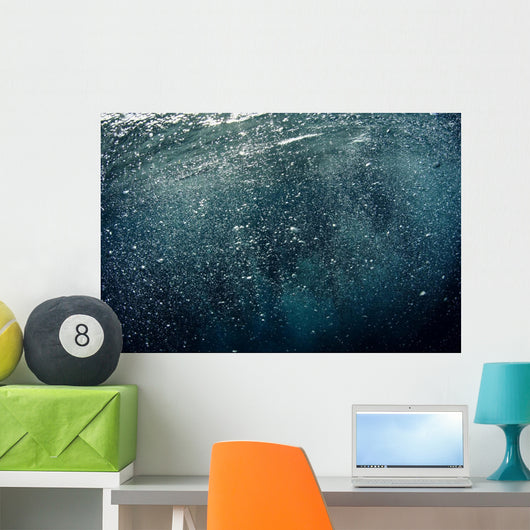 Bubbles Rising from Deep Wall Decal