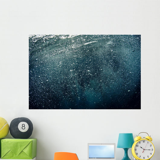Bubbles Rising from Deep Wall Decal