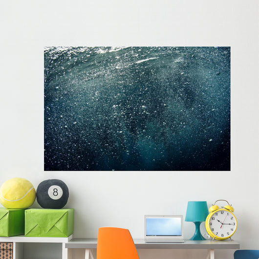 Bubbles Rising from Deep Wall Decal