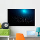 School Fish with Sunburst Wall Decal