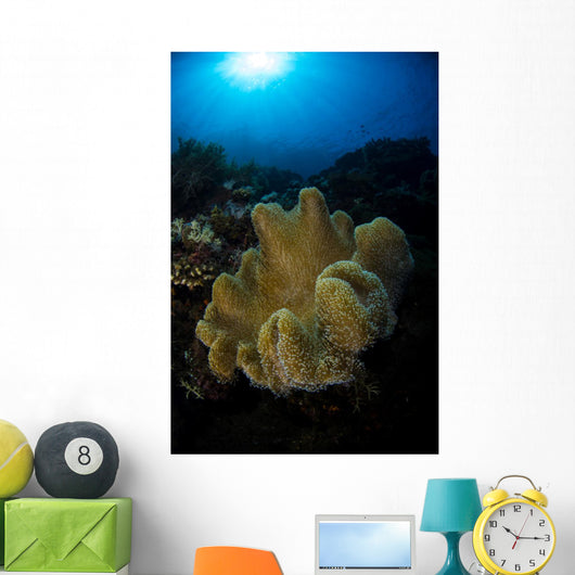 Soft Coral Reef Vertical Wall Decal