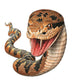 Bushmaster Snake Wall Decal