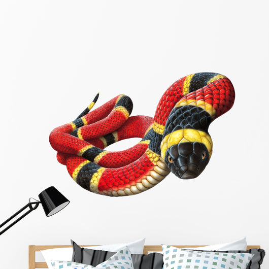 Coral Snake Wall Decal