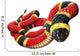 Coral Snake Wall Decal