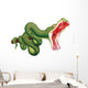 Emerald Tree Boa Snake Wall Decal