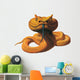 Eyelash Viper Snake Wall Decal