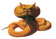 Eyelash Viper Snake Wall Decal