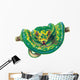 Green Tree Python Snake Wall Decal