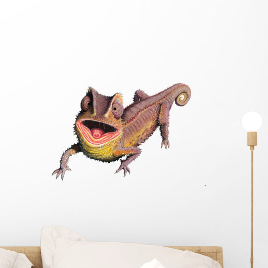 Ground Chameleon Reptile Wall Decal