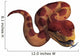 Jumping Viper Snake Wall Decal