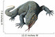 Nile Monitor Lizard Wall Decal