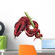 Rainbow Boa Snake Wall Decal