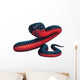 Red-Bellied Black Snake Wall Decal