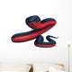 Red-Bellied Black Snake Wall Decal