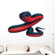 Red-Bellied Black Snake Wall Decal