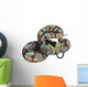 Rhinoceros Viper Snake Wall Decal