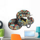 Rhinoceros Viper Snake Wall Decal