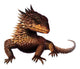 Sungazer Lizard Wall Decal