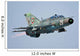 Bulgarian Air Force Mig-21um Wall Decal Design 3